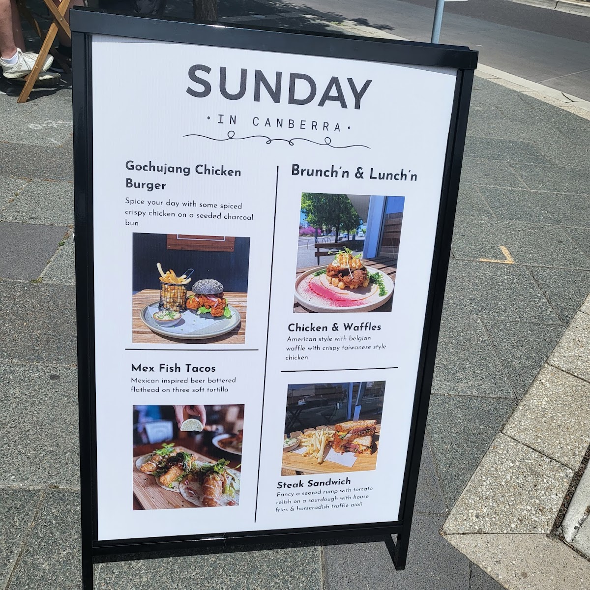 Menu Sunday In Canberra Cafe-8